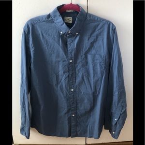 J Crew denim casual stretch fit button down